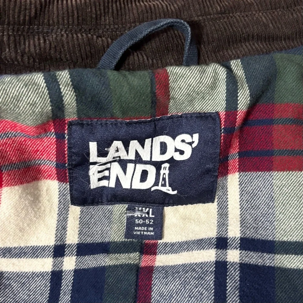 Lands' End Men's Navy Jacket XXL